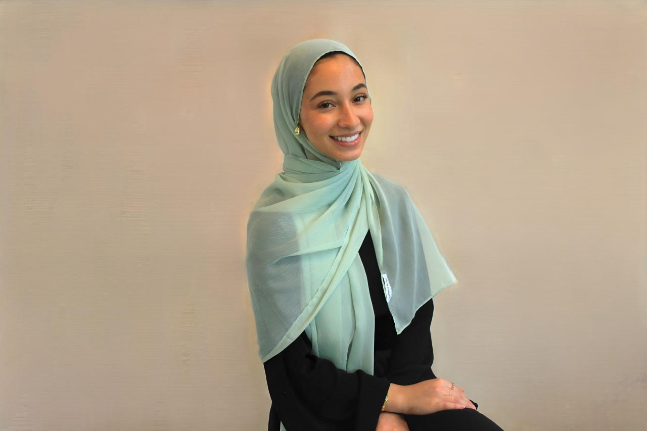 Icy Mint - Crinkle Chiffon