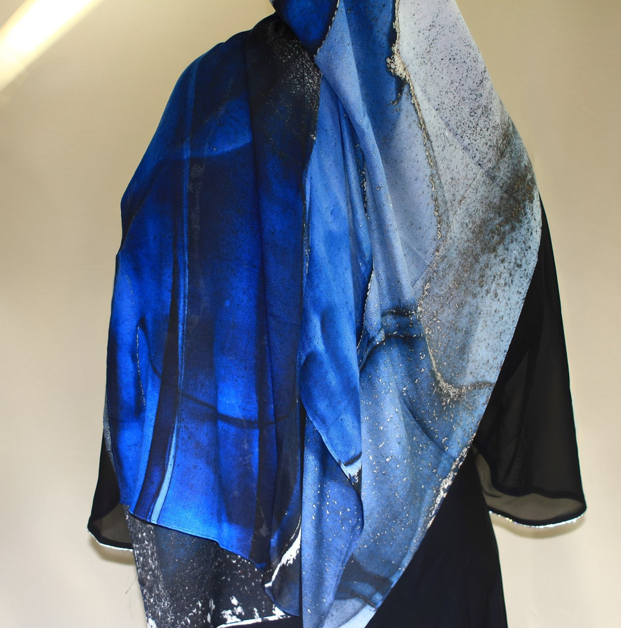 Marble Sapphire - Printed Hijab