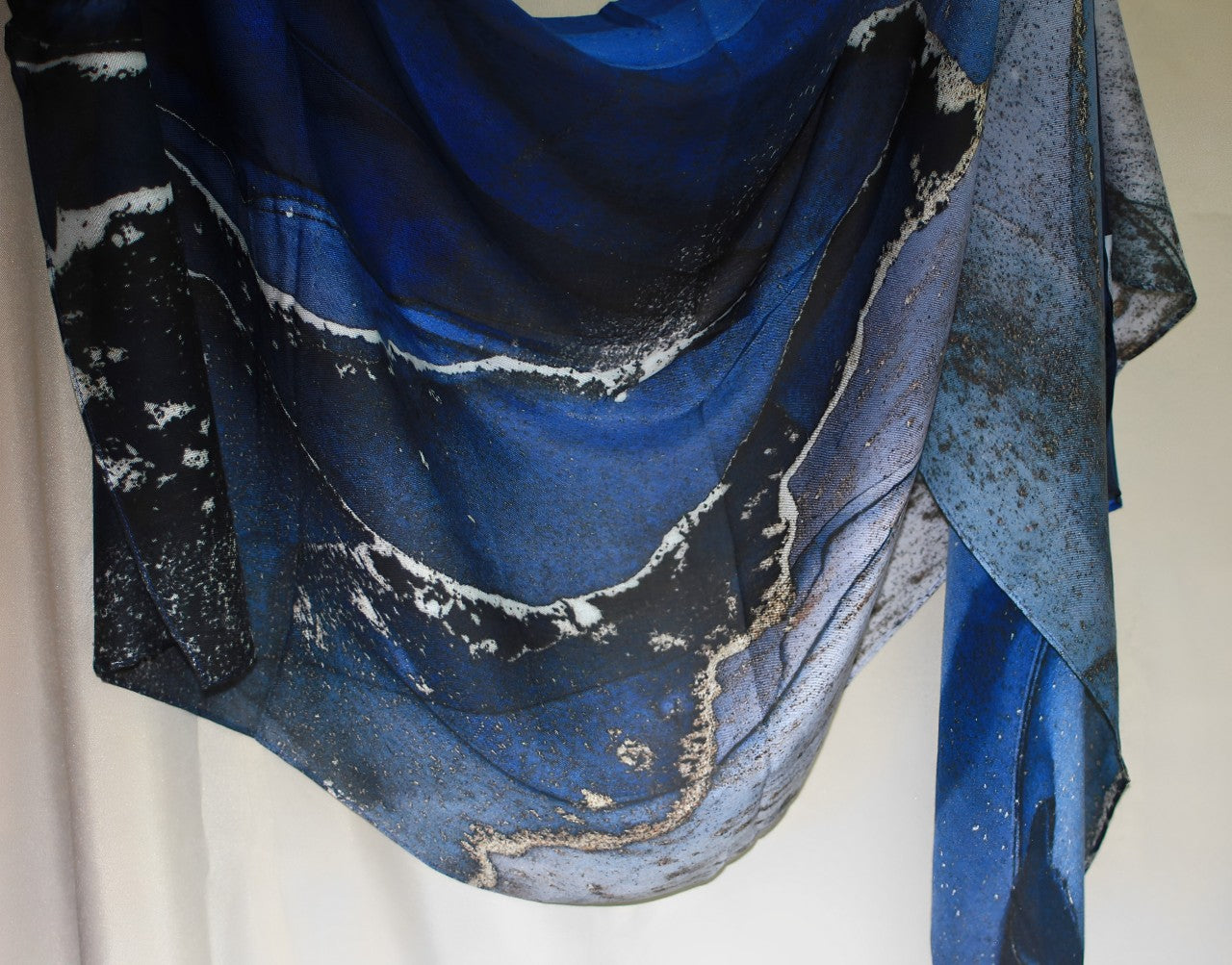 Marble Sapphire - Printed Hijab