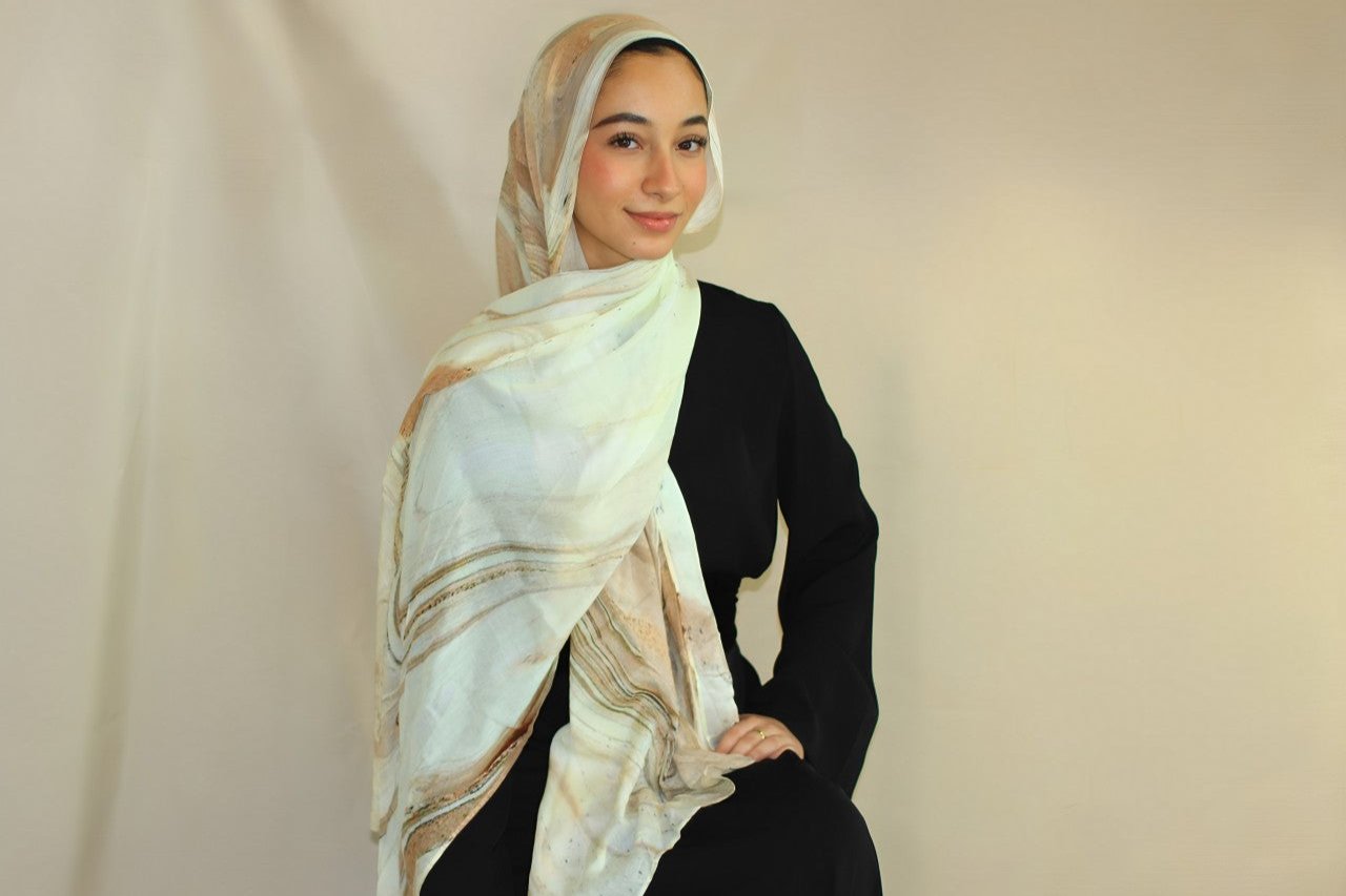 Saturn - Printed Hijab